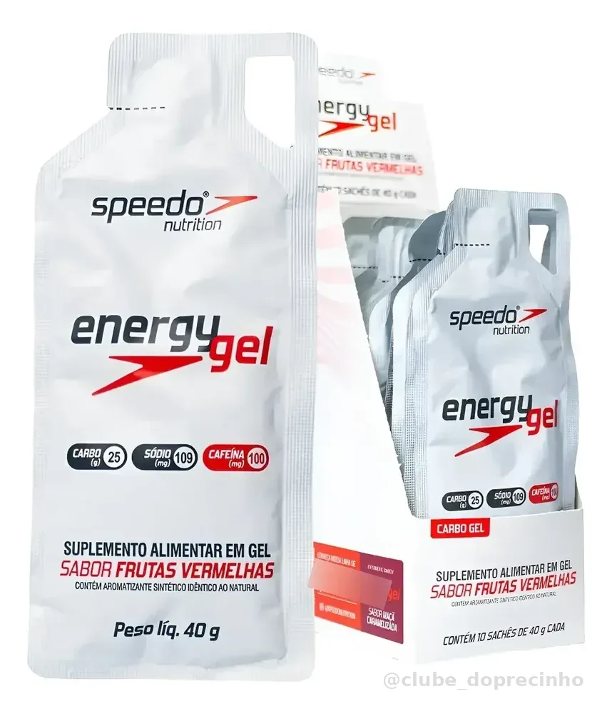 Energy Gel Z2 Speedo Frutas Vermelhas Box 10uni Frutas Vermelhas