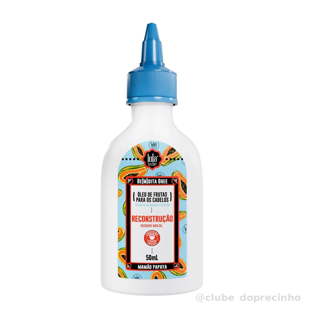 Bemdita Ghee Óleo de Mamão 50ml , Lola Cosmetics