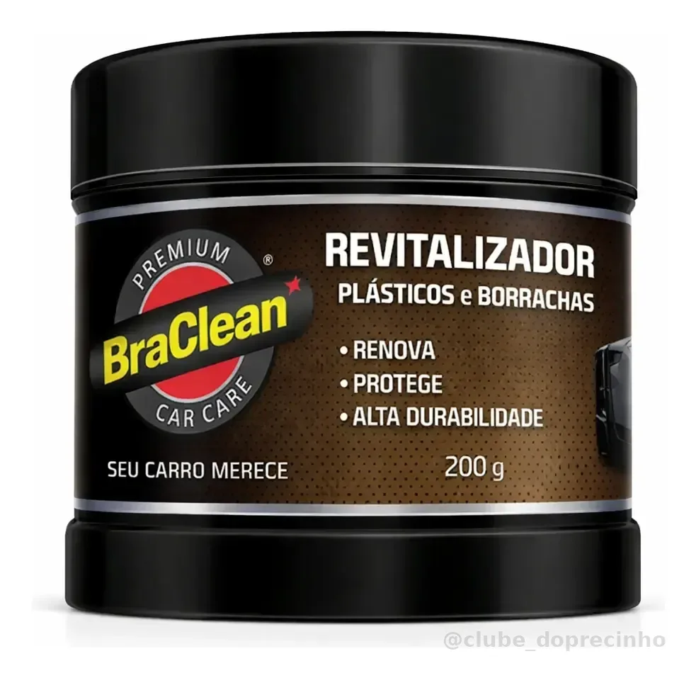 Melhor Restaurador Revitalizador De Plásticos Borrachas 200g