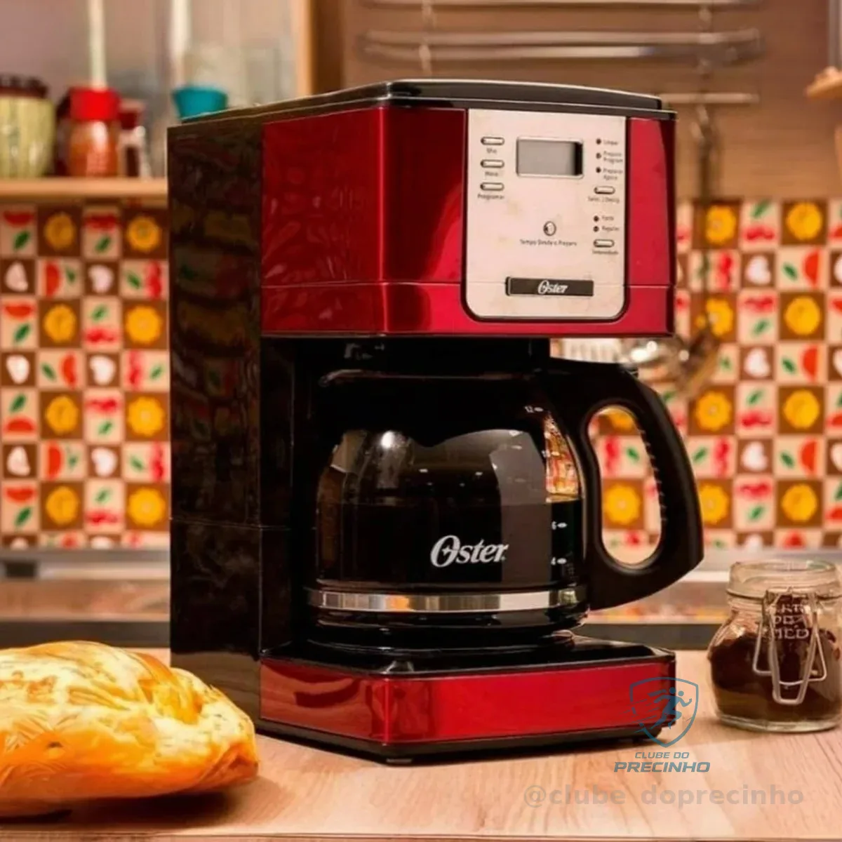 Oster Cafeteira Flavor Programável, Vermelha, 220v,