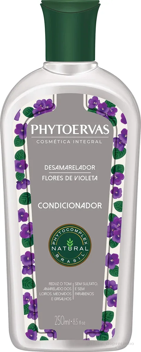 Phytoervas Condicionador Uso Diário 250 Ml Desamarelador