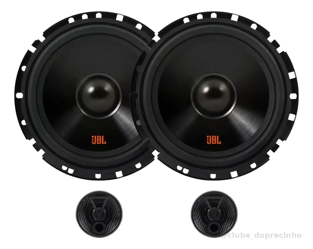 Kit Duas Vias 6 Polegadas Alto Falantes Jbl Flex 4 110w Rms Cor Preto