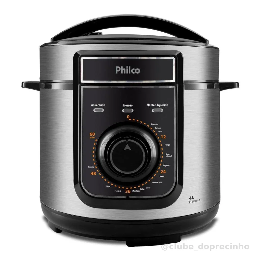 Panela de Pressão Elétrica Philco 4L 14 funções PPPE04A