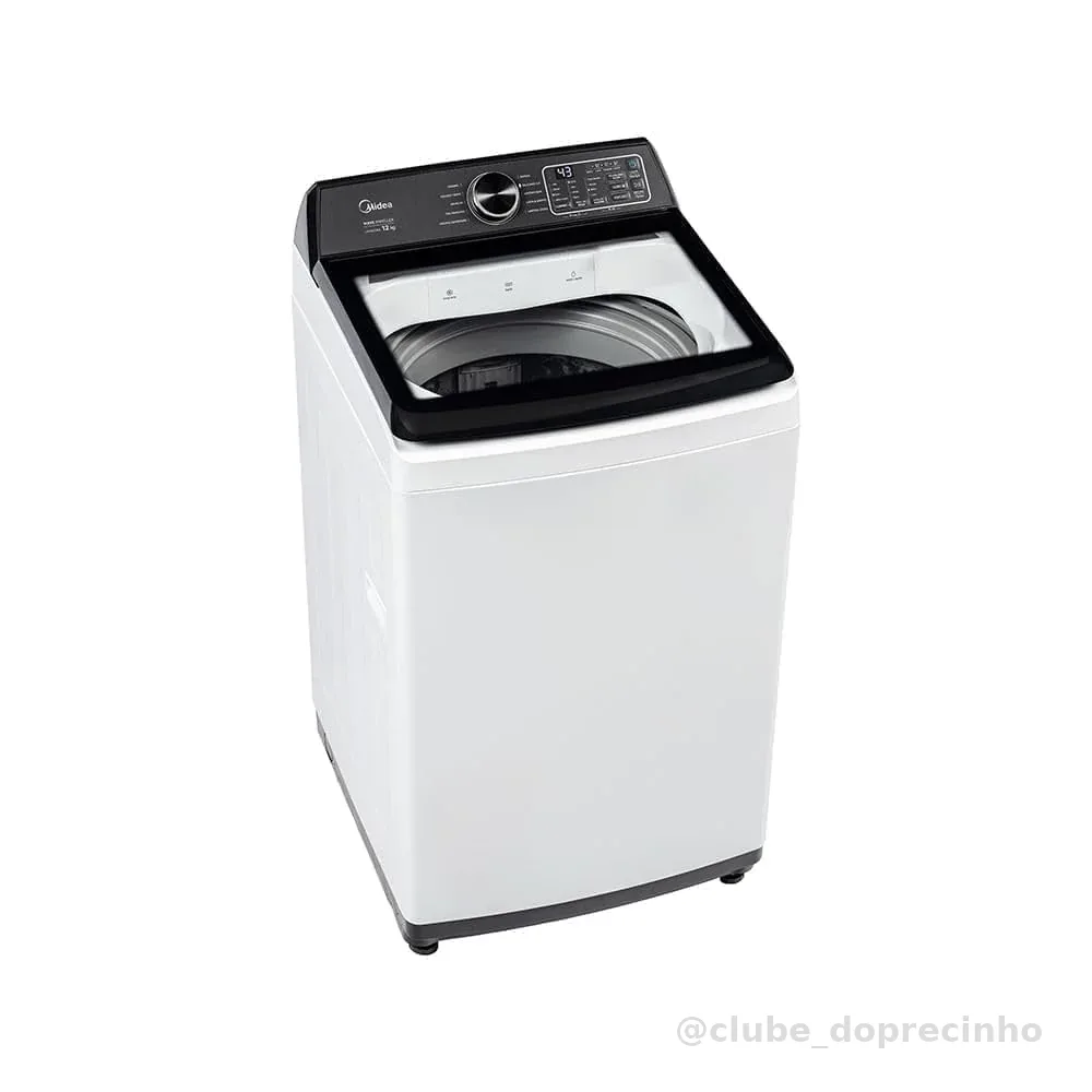 Máquina de Lavar Roupas 12kg Branca Midea Wave Impeller 127V