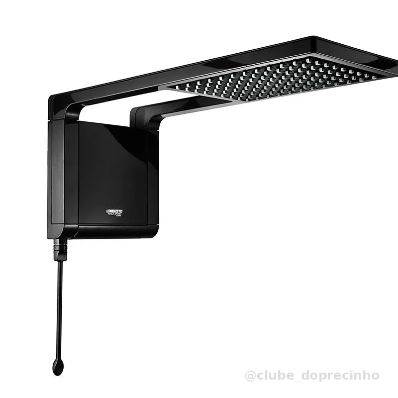 Chuveiro Eletrônico Lorenzetti Acqua Storm Ultra 5500w 127v Preta
