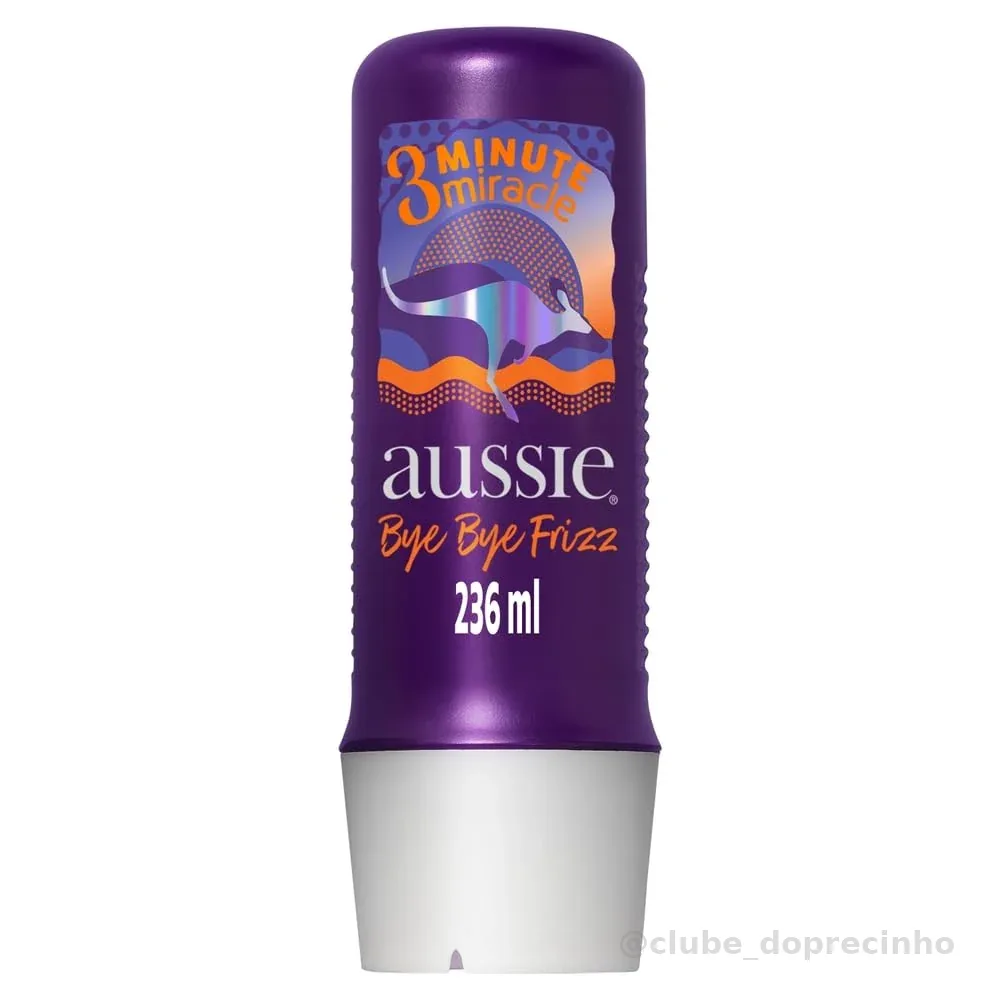 Aussie 3 Minutos Milagrosos Ausssie Bye Bye Frizz com Óleo de Jojoba 236 ml