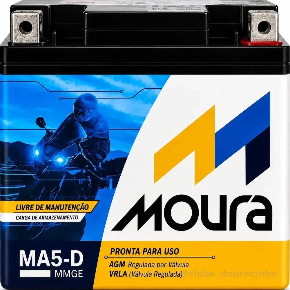 Bateria Moto Titan Fan Biz Bros Fazer 125 150 160 Mix Flex