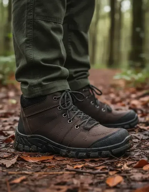 Bota Masculina Coturno Trilha Confortável Trabalho Adventure