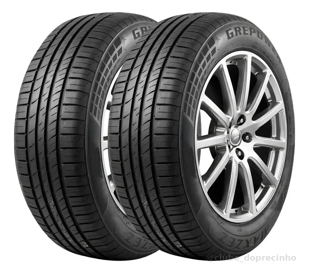 Kit 2 Pneus Maxzez Grepower 195/55 R15 Aro 15 85v V