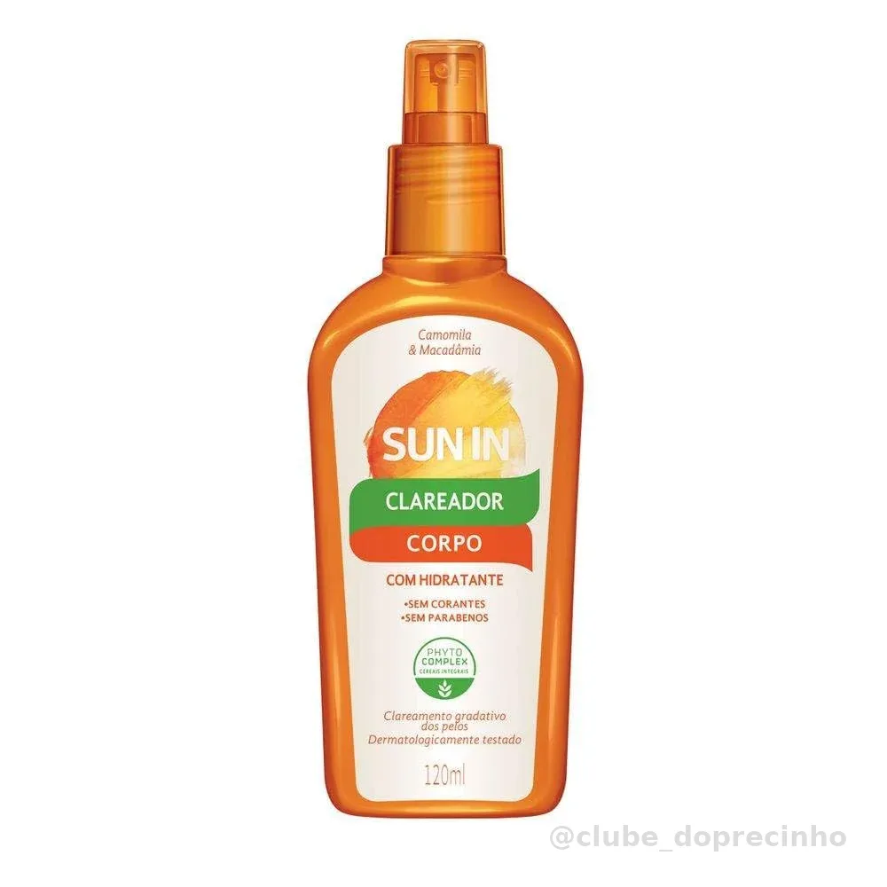 Giovanna Baby - Clareador Corporal Phytoervas 120Ml Sun In