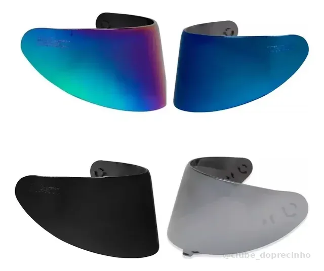 Viseira Capacete Axxis/asx Eagle/draken/city Segment V18b
