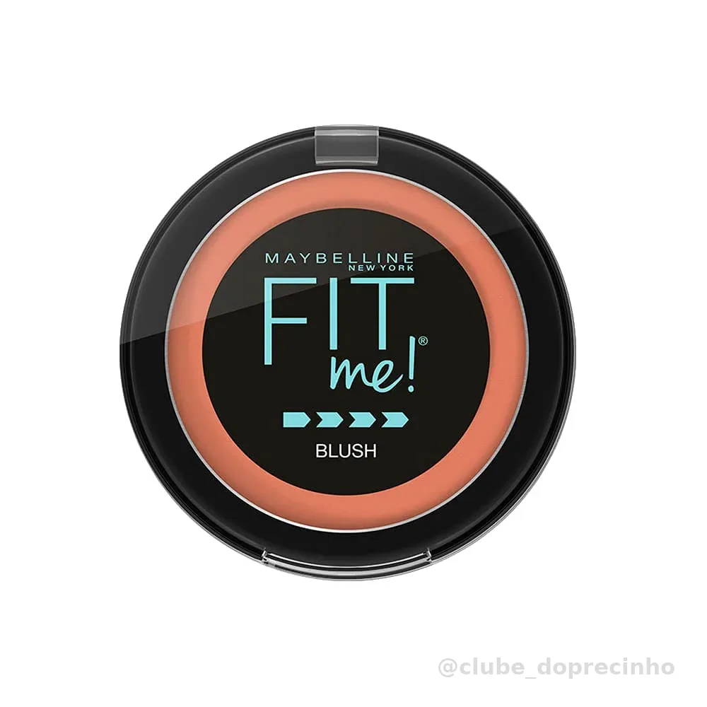 Maybelline NY Fit Me Blush em Pó Alta Pigmentação Efeito Natural Pêssego 4g