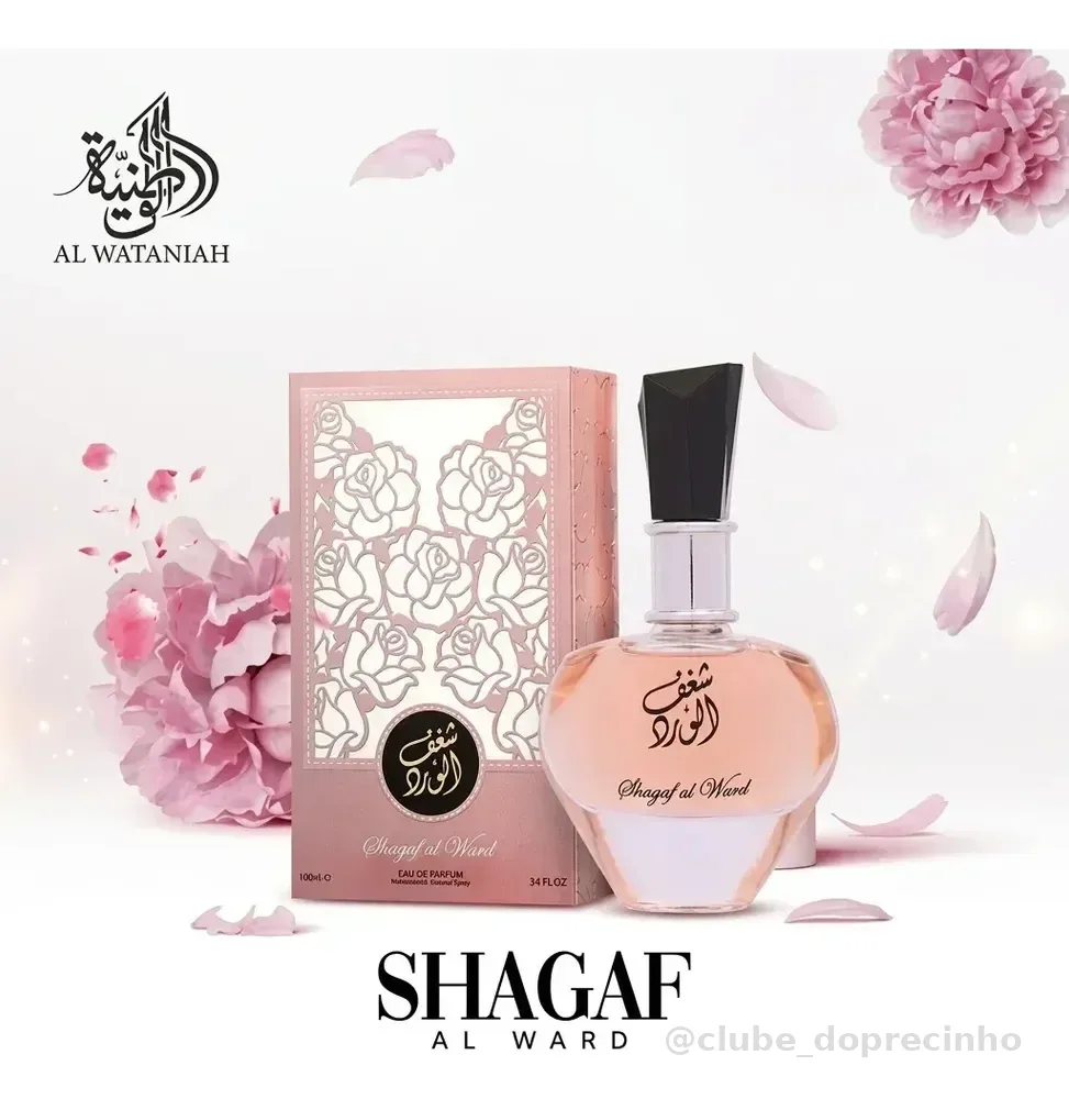 Perfume Shagaf Al Ward Al Wataniah Edp 100ml - Feminino