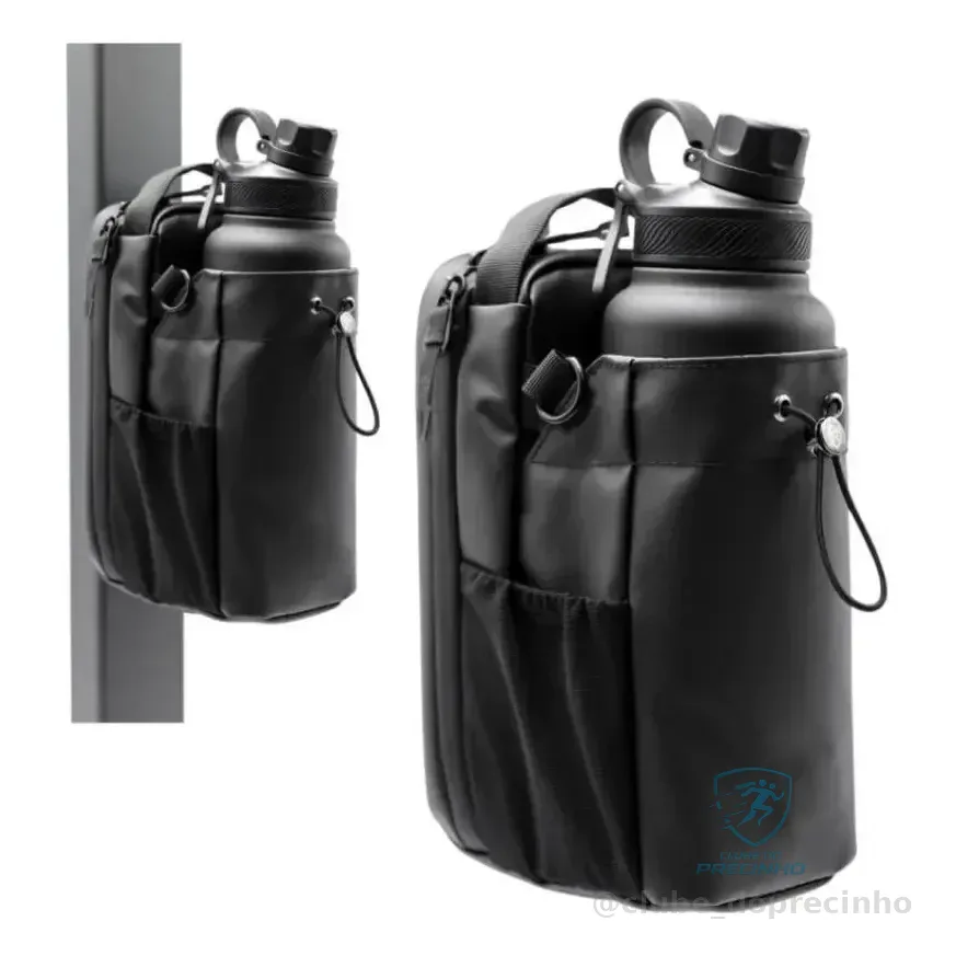 Bolsa Esportiva Magnética Com 3 Ímãs Para Treino Preto