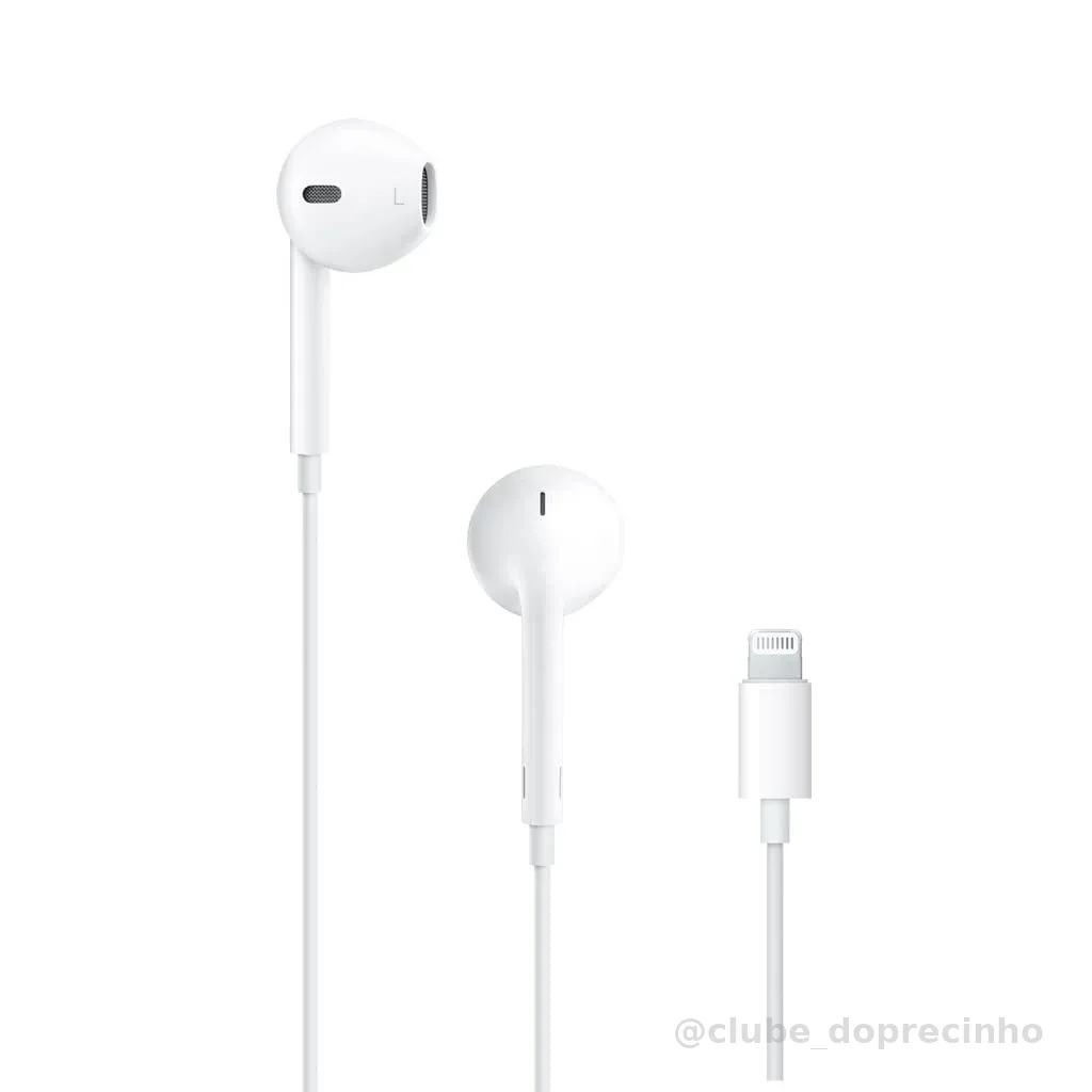 Apple EarPods com conector Lightning ​​​​​​​
