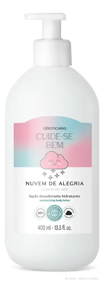 O Boticário Cuide-se Bem Nuvem De Alegria Loção Hidratante 4