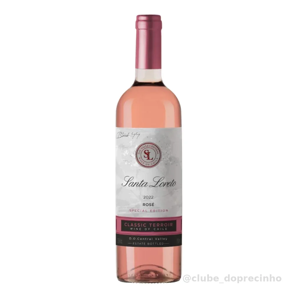 Vinho Fino Rosé Chileno Santa Loreto Varietal 750ml