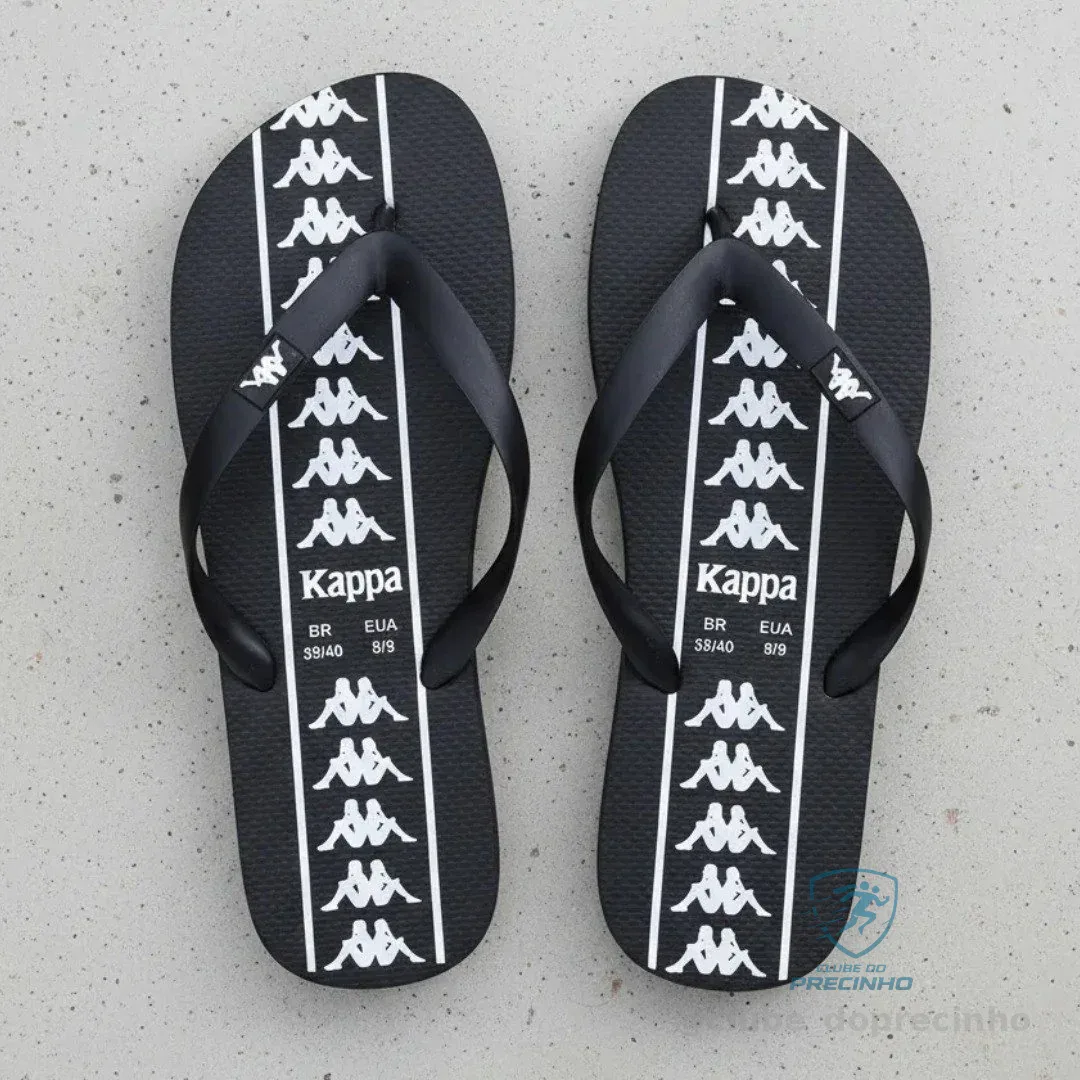 Chinelo Kappa Beach Adulto Unissex Em Borracha