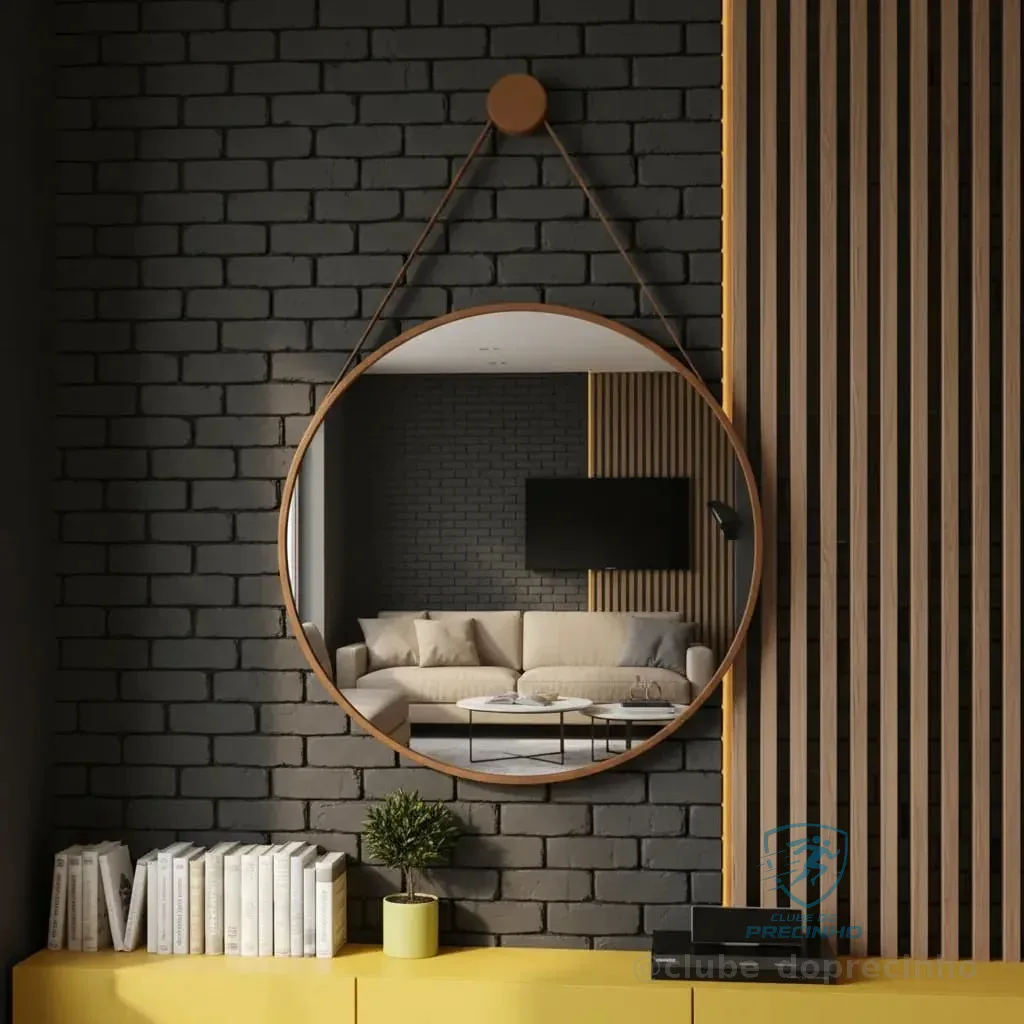 ACABAMENTO EM COURO, decoração elegante 👌