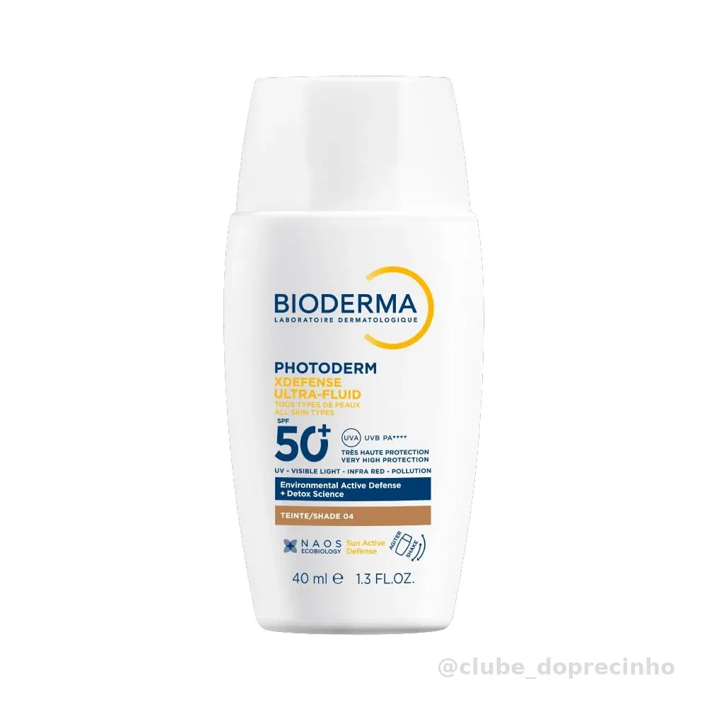 BIODERMA Protetor Solar Facial Ultrafluido Photoderm XDefense FPS 60 Escuro Cor 4 40ml