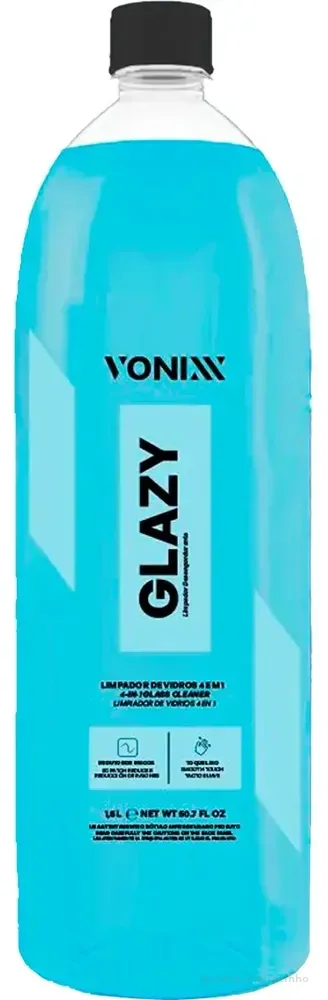 Limpa Vidros 4 em 1 Vonixx Redutor de Risco 1,5L Glazy Líquido