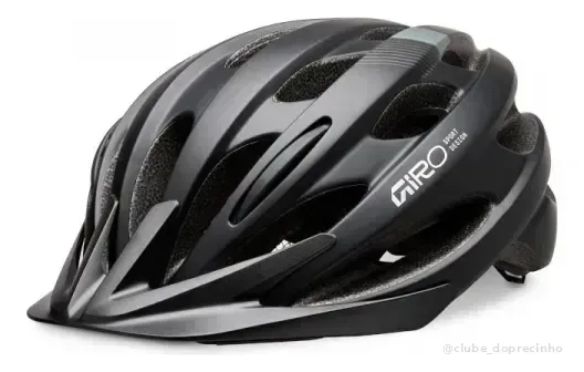 Capacete Bike Ciclismo Giro Revel Preto (54-61cm)