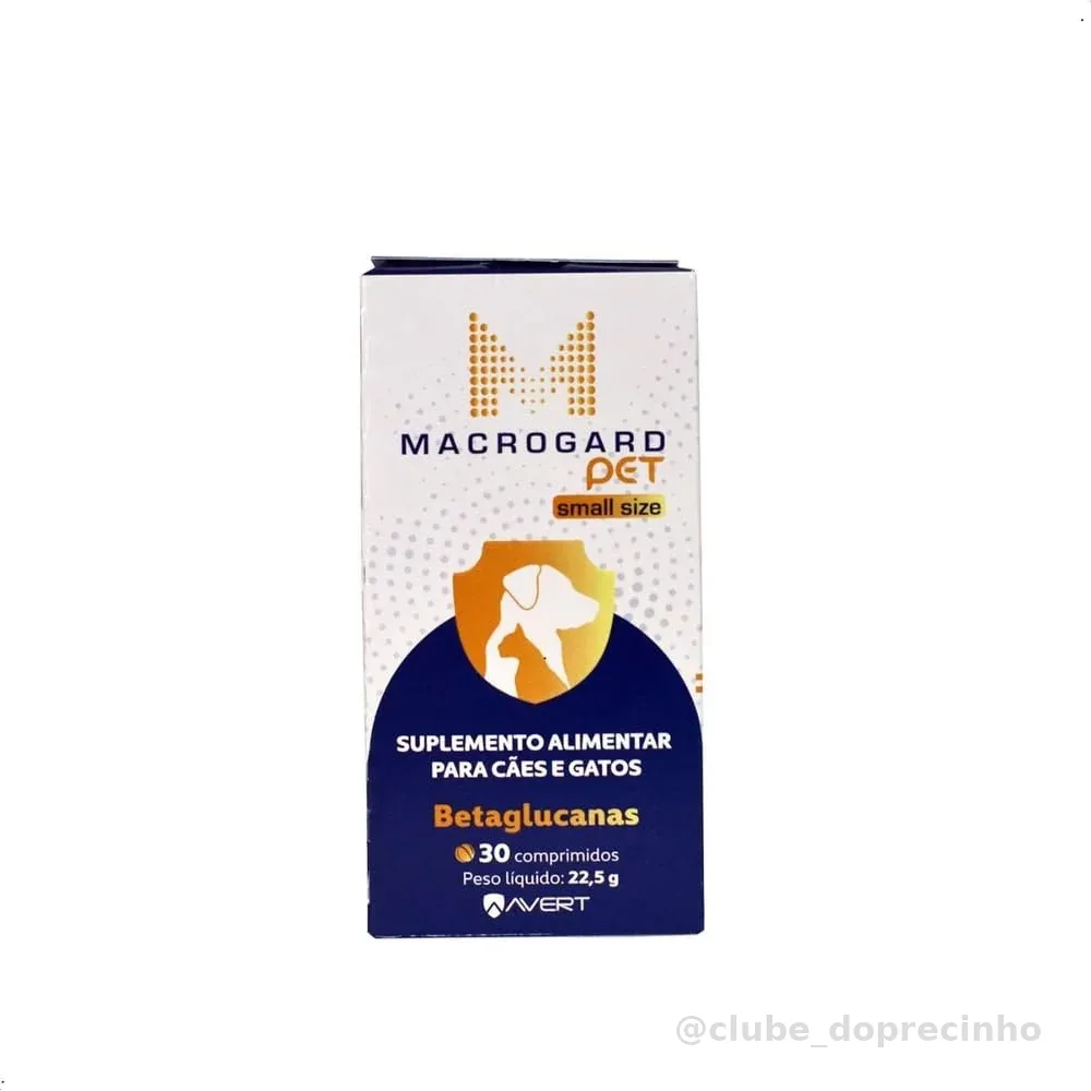 Macrogard Pet Small Size com 30 Cps, AVERT