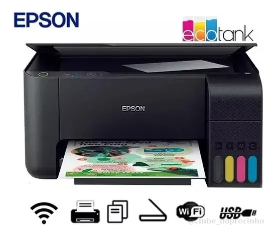 Impressora multifuncional cor Epson EcoTank L3250