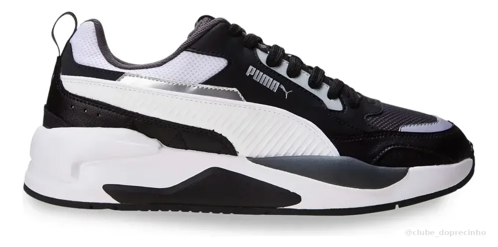 Tênis Masculino X-ray 2 Square Puma Puma Black-dark Shadow-puma White Liso 39