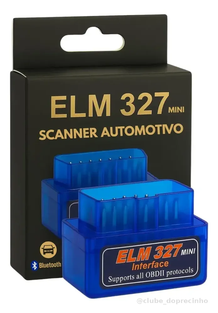 Scanner Automotivo Elm 327 Bluetooth Obd2 Android Ios