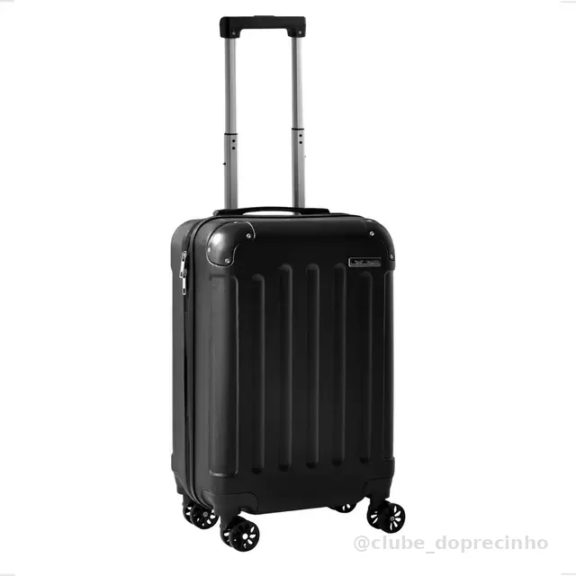 Mala De Viagem Bordo Mão Pequena 10kg Abs Cadeado 360