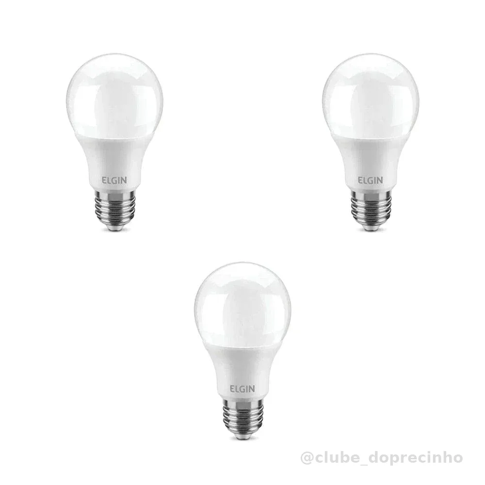 Lâmpada Led Bulbo, Elgin, 15 W, Bivolt, 6500 K