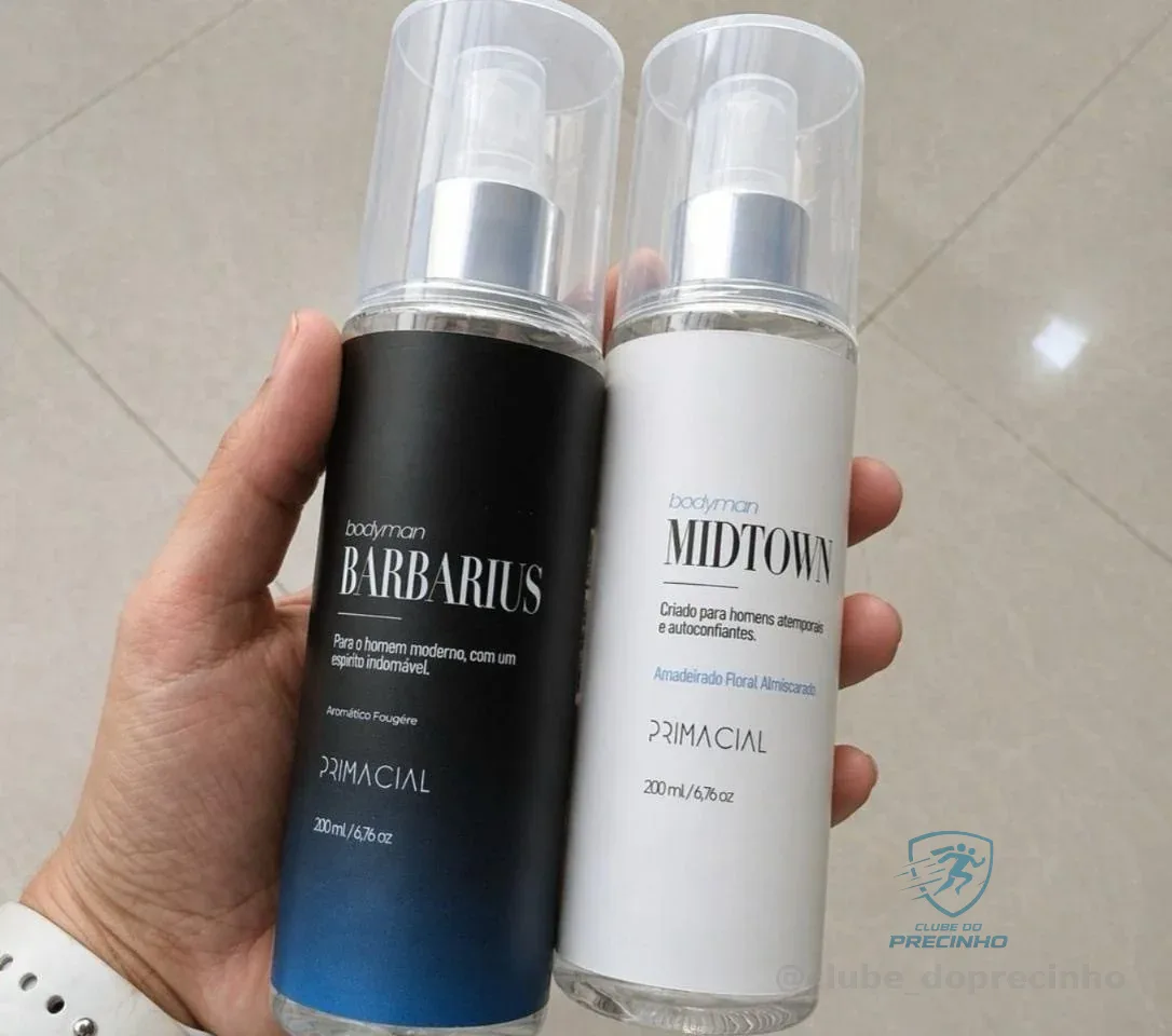 Kit Body Splash Barbarius e Midtown 200ml Primacial