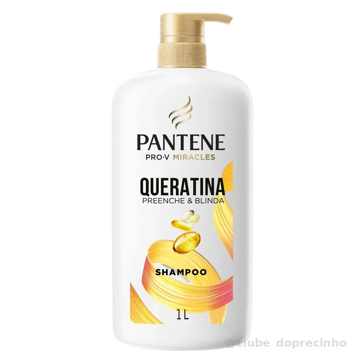 Pantene Pro-V Miracles Shampoo Queratina Preenche e Blinda 1L