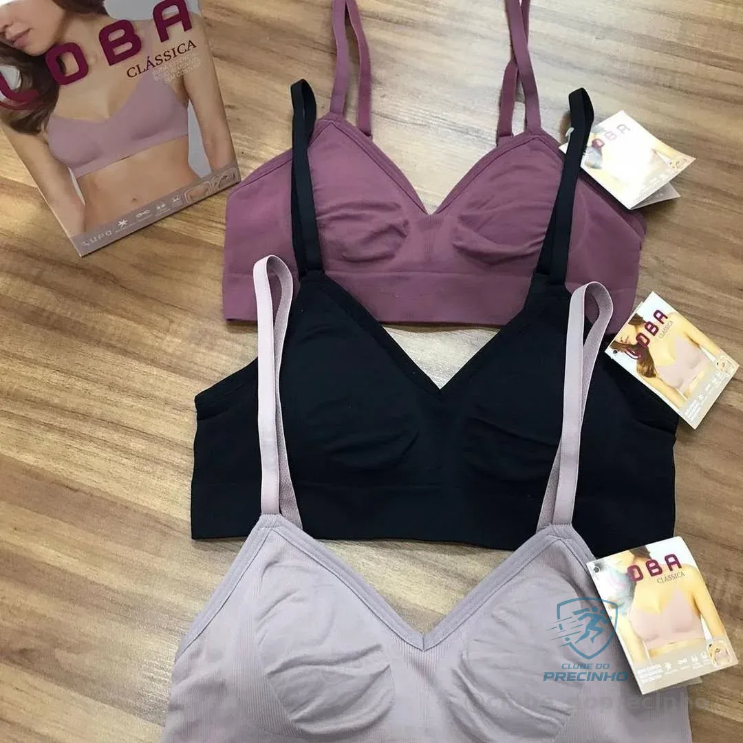 Sutiã Lupo Original Sem Costura Macio Soutien Antimicrobial