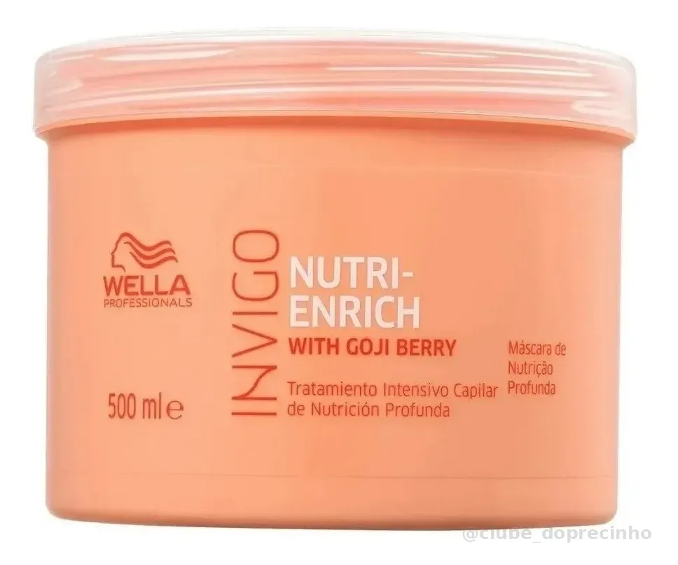 Máscara Invigo Nutri-enrich 500ml Wella Pro - Nutrição e Hidratação