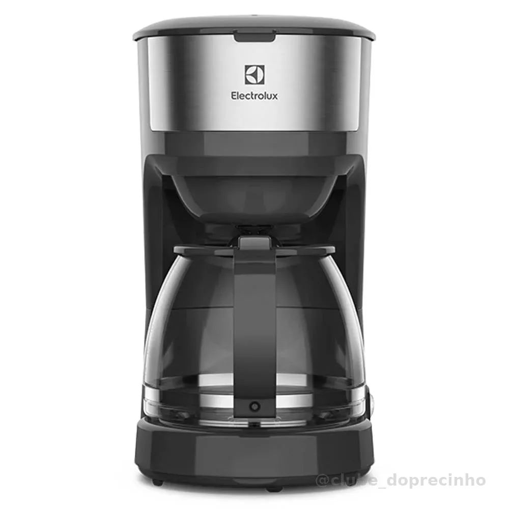 Electrolux Cafeteira Elétrica Inox filtro permanente removivel sistema corta pingos capacidade 1,2L 30 xicaras função manter aquecido ECM20 220v