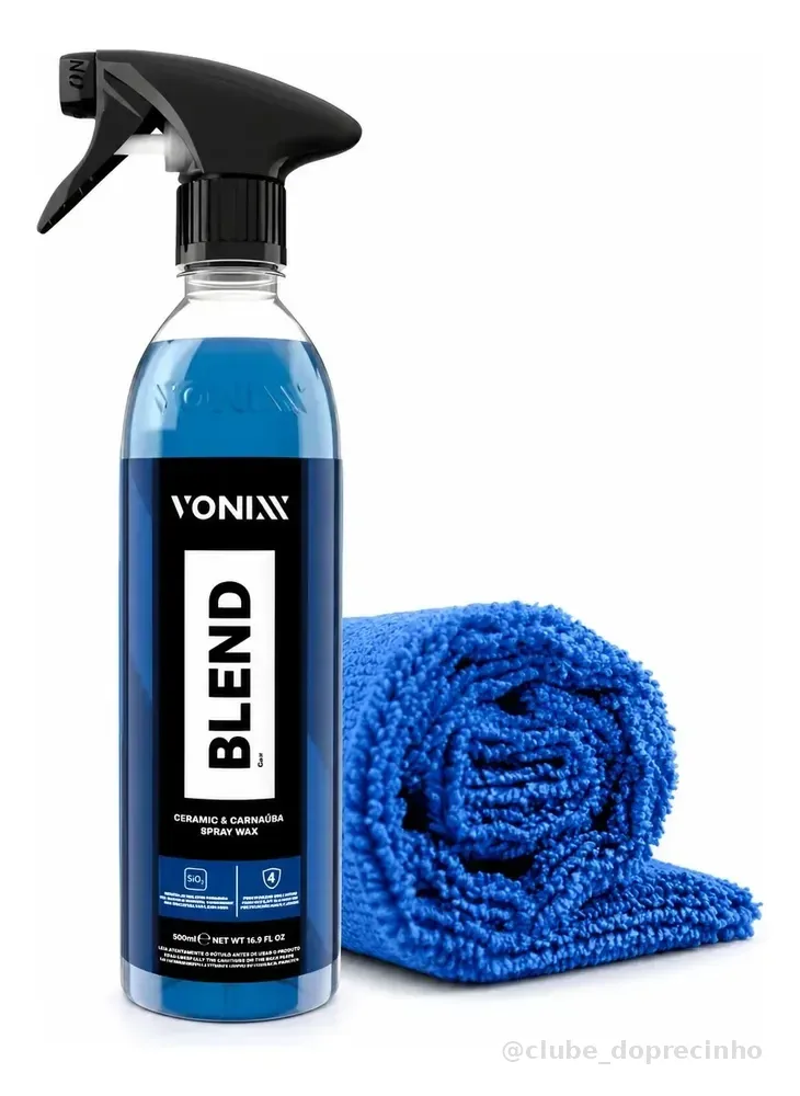 Vonixx Blend 500ml Proteção E Brilho E Flanela Microfibra