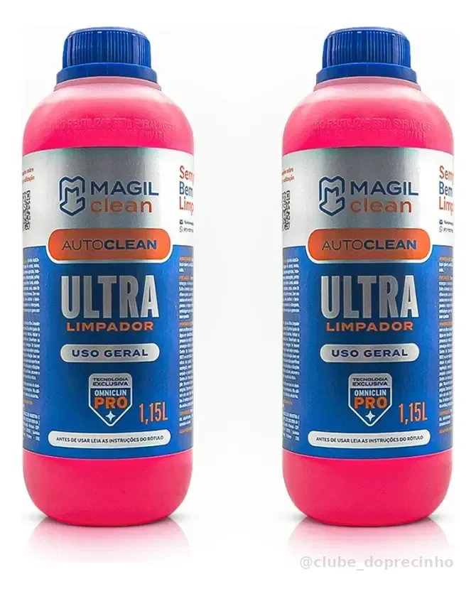 Kit 2 Un Ultra Limpador Autoclean 1,15l Magil Clean