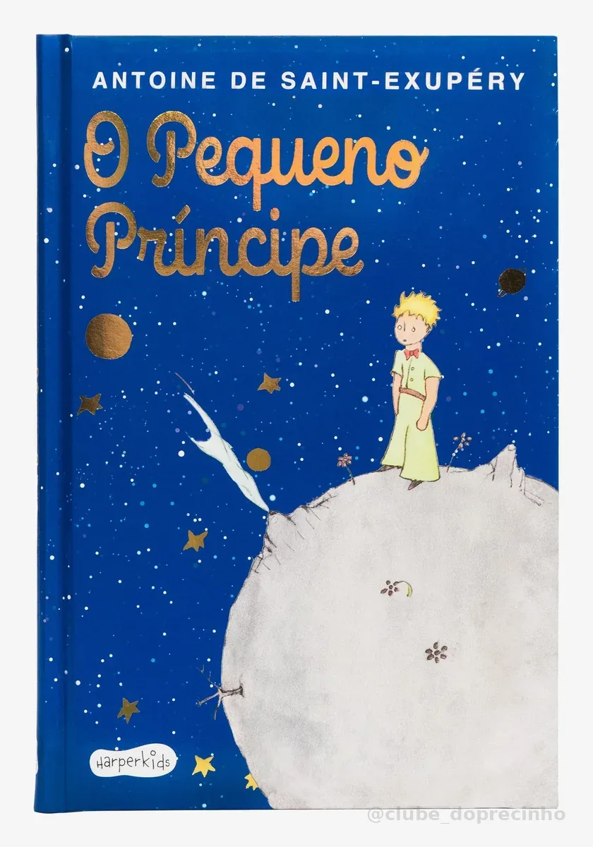 O Pequeno Príncipe – Edição de luxo com capa dura almofadada e aquarelas originais do autor