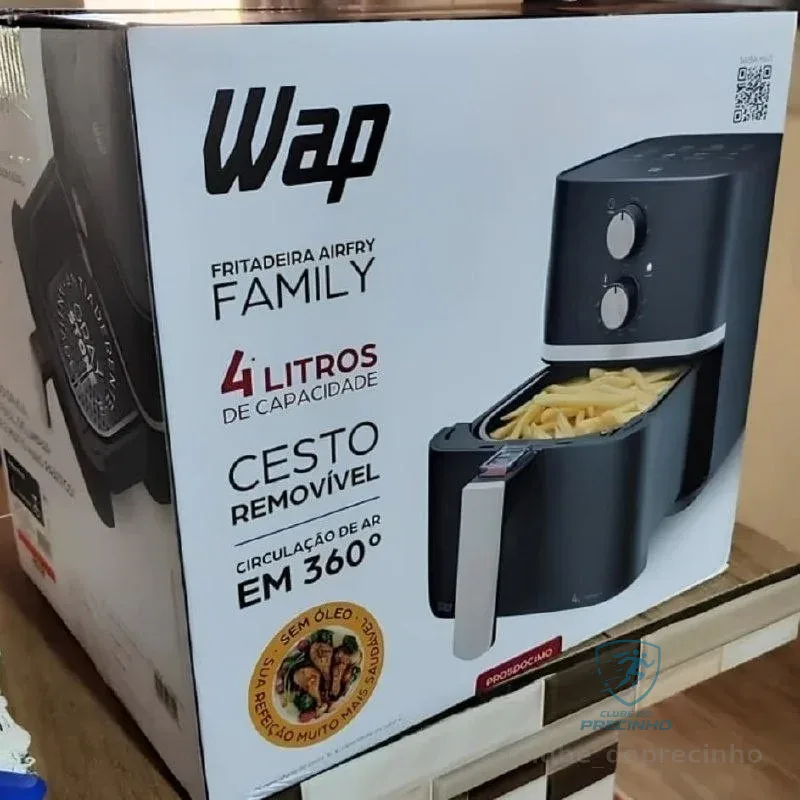 BOM PREÇO NA FRITADEIRA DA WAP, uma boa pra vc que não é de cozinhar 😉