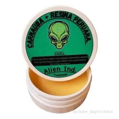 Cera Alien Polimento Queimado Riscos Carnauba Automotiva