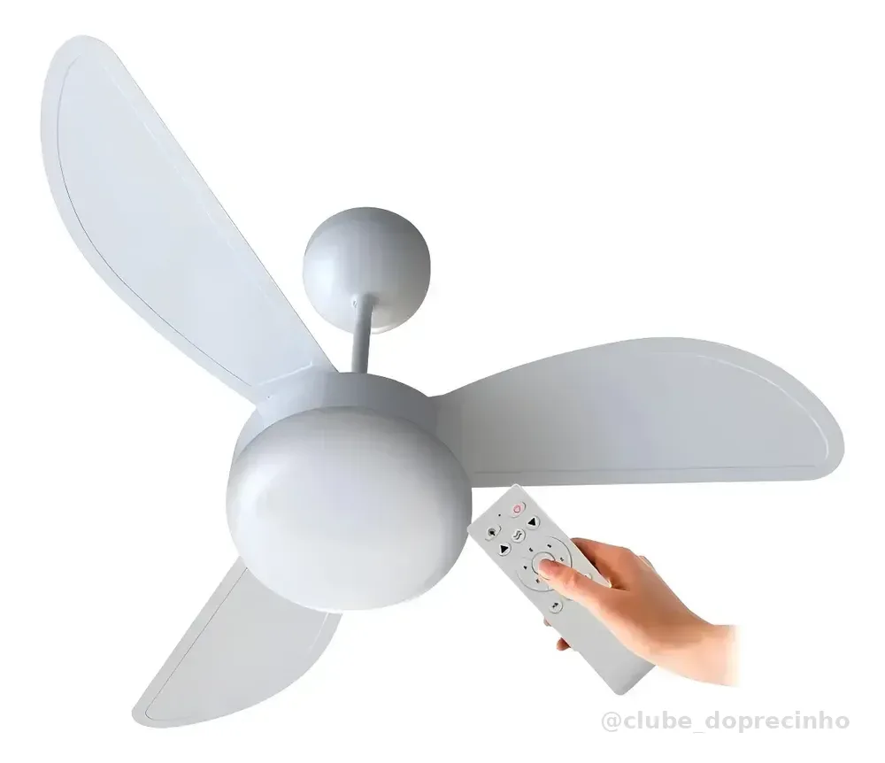 Ventilador De Teto C/ Controle 6 Vel. Fenix Ventisol