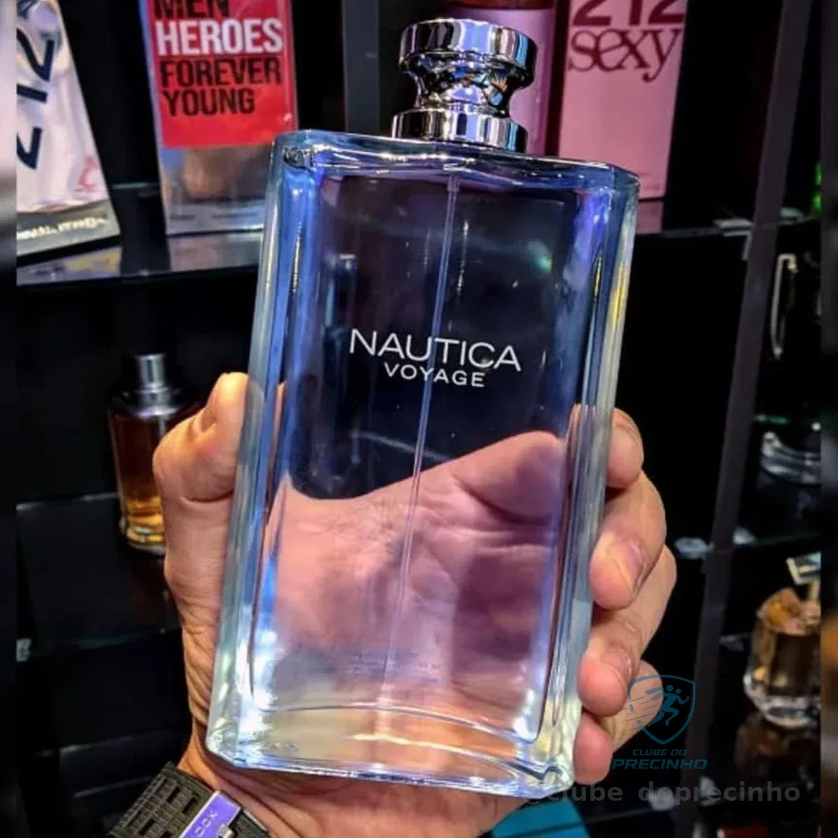 BAIXOU O FRASCO DE 200ML DO NAUTICA, ótimo pra academia 😉