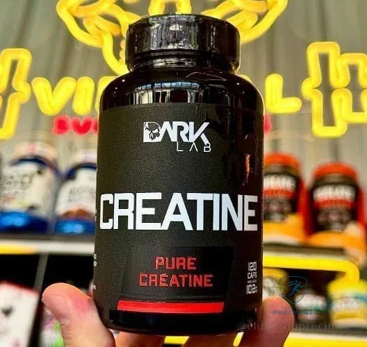 Creatina Monohidratada Pura 120 Cápsulas Dark Lab Sem