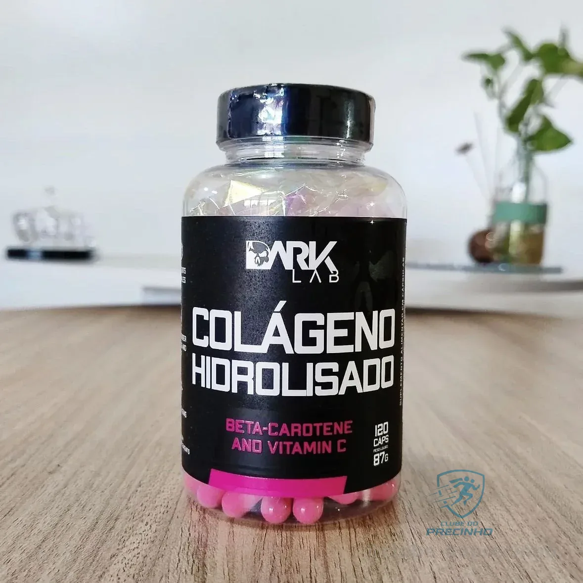 Colágeno Hidrolisado 120 Caps Dark Lab Sabor Sem Sabor