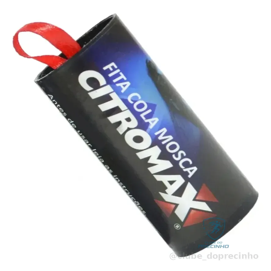 Fita Cola Mosca Citromax C/4 Unidades Sem Cheiro Atrativa