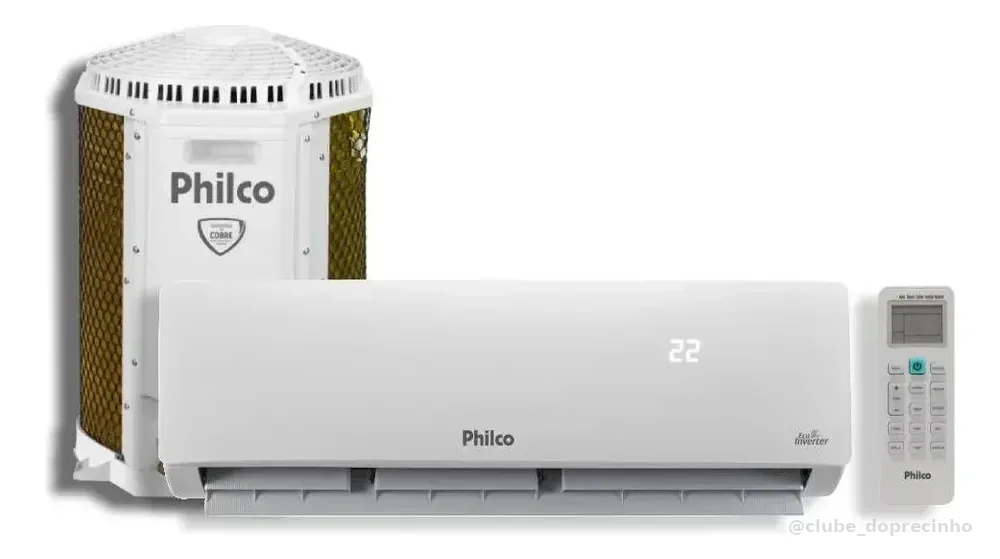 Ar Condicionado Inverter Philco 9000 Btus Frio 220v Pac9ft Branco 220v