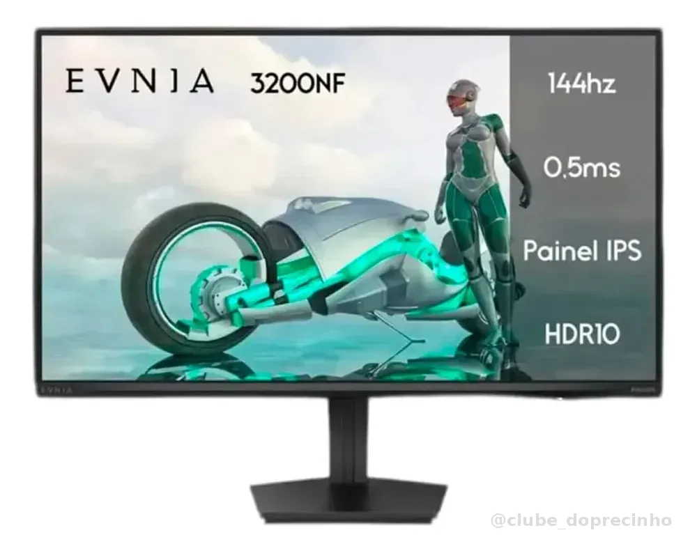 Monitor Gamer Philips Evnia 27'' Ips 144Hz 0.5ms Fhd27m2n3200nf Preto