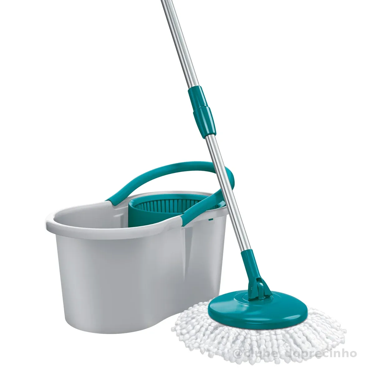 Flash Limp - Mop Giratório Fit, Balde 8 litros - MOP5010 - ABS Cinza